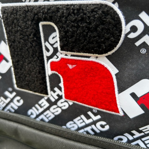 NWT Russell Athletics Backpack Bookbag Color BLack And Red Laptop Sleeve - Picture 4 of 12